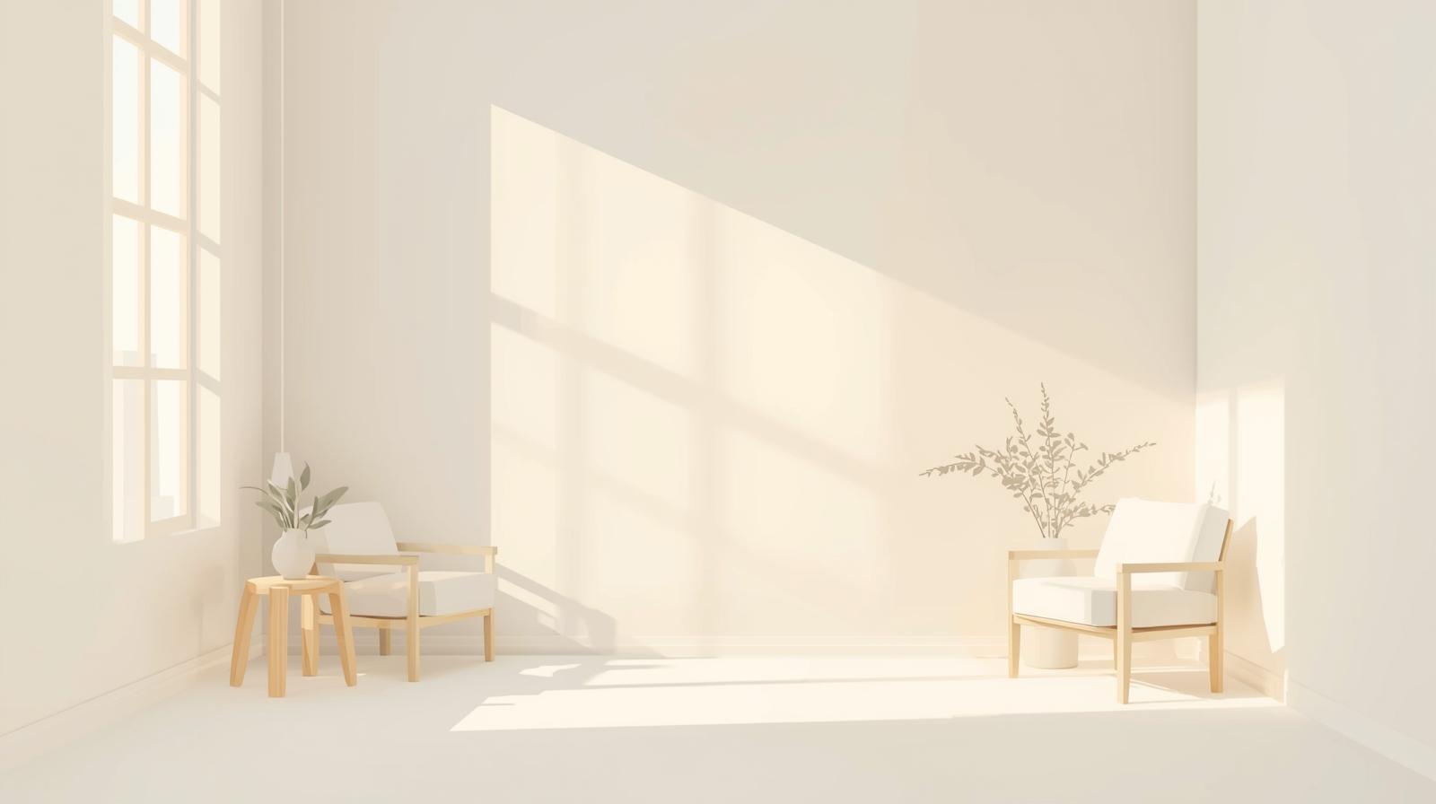 image of quiet morning without weed